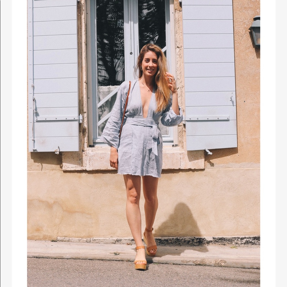Reformation Maybury dress in Mineral